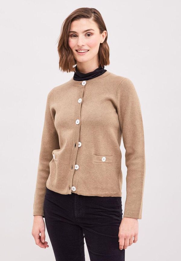 Newhouse Odette Cardigan, Kofta i storlek S och färg Khaki