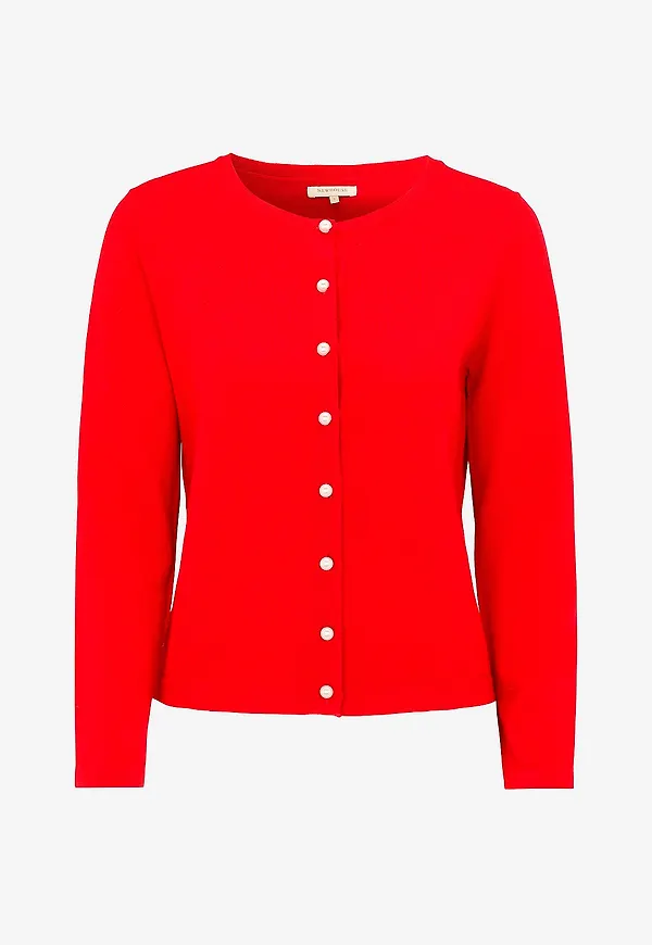 Newhouse - Pärl Cardigan Paris - Röd