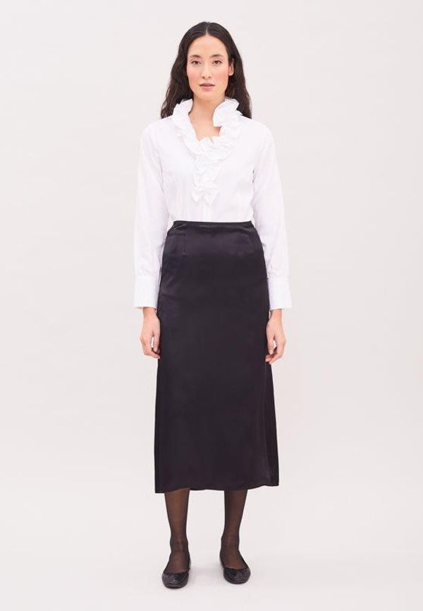 Newhouse Satin Skirt, Kjolar i storlek 38 och färg Svart