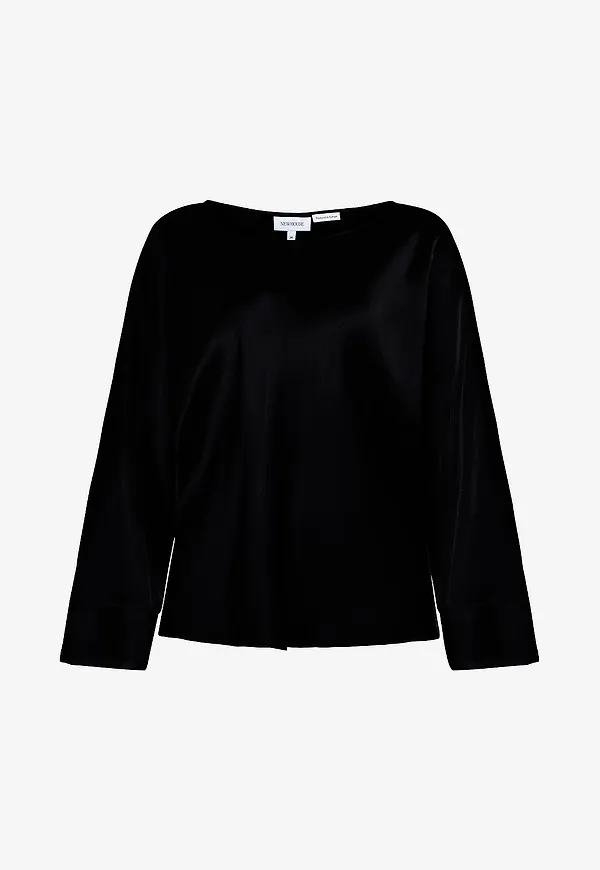 Newhouse - Satin Top Novalie - Svart