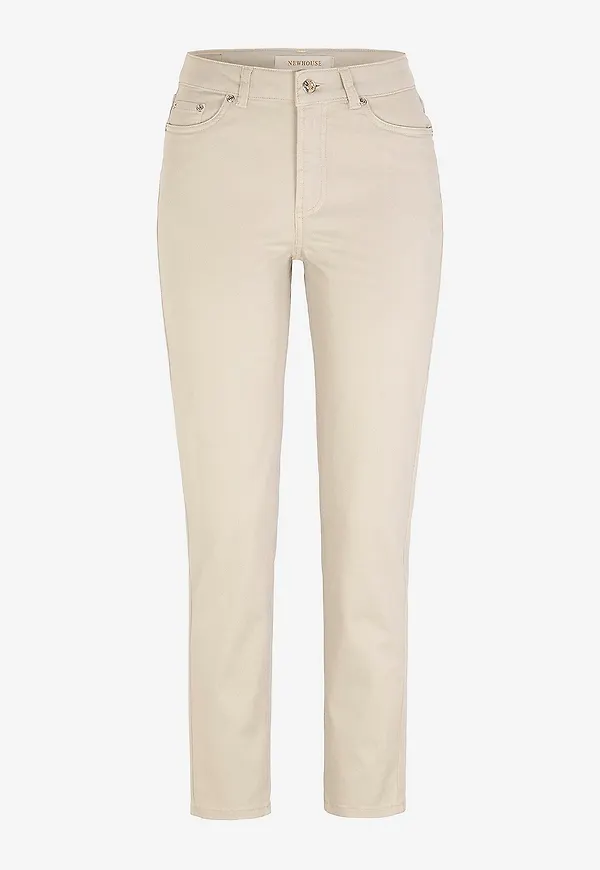 Newhouse - Twill Byxor Nora - Beige