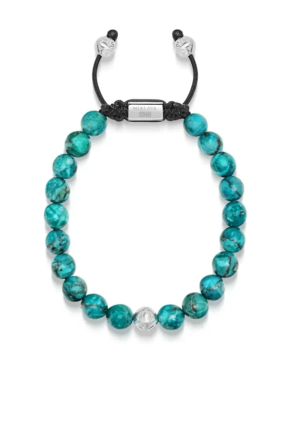Nialaya Jewelry pärlat armband - Blå