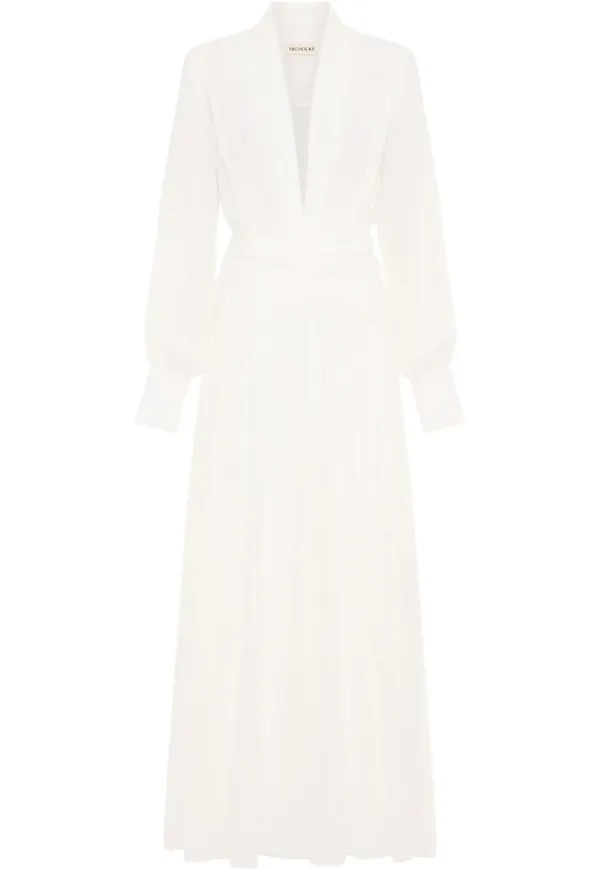 Nicholas Jocelyn klänning - Vit – Farfetch