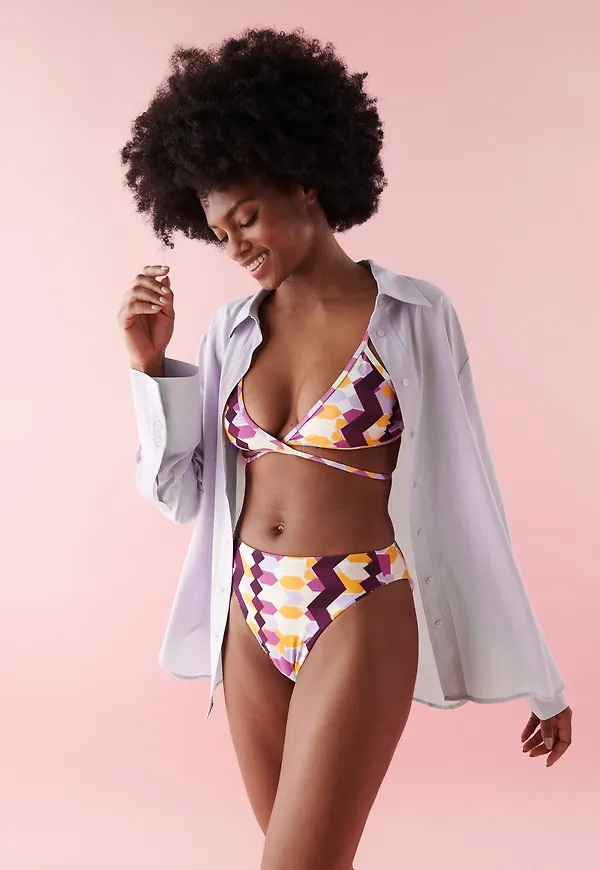 Nicole high waist bikini brief