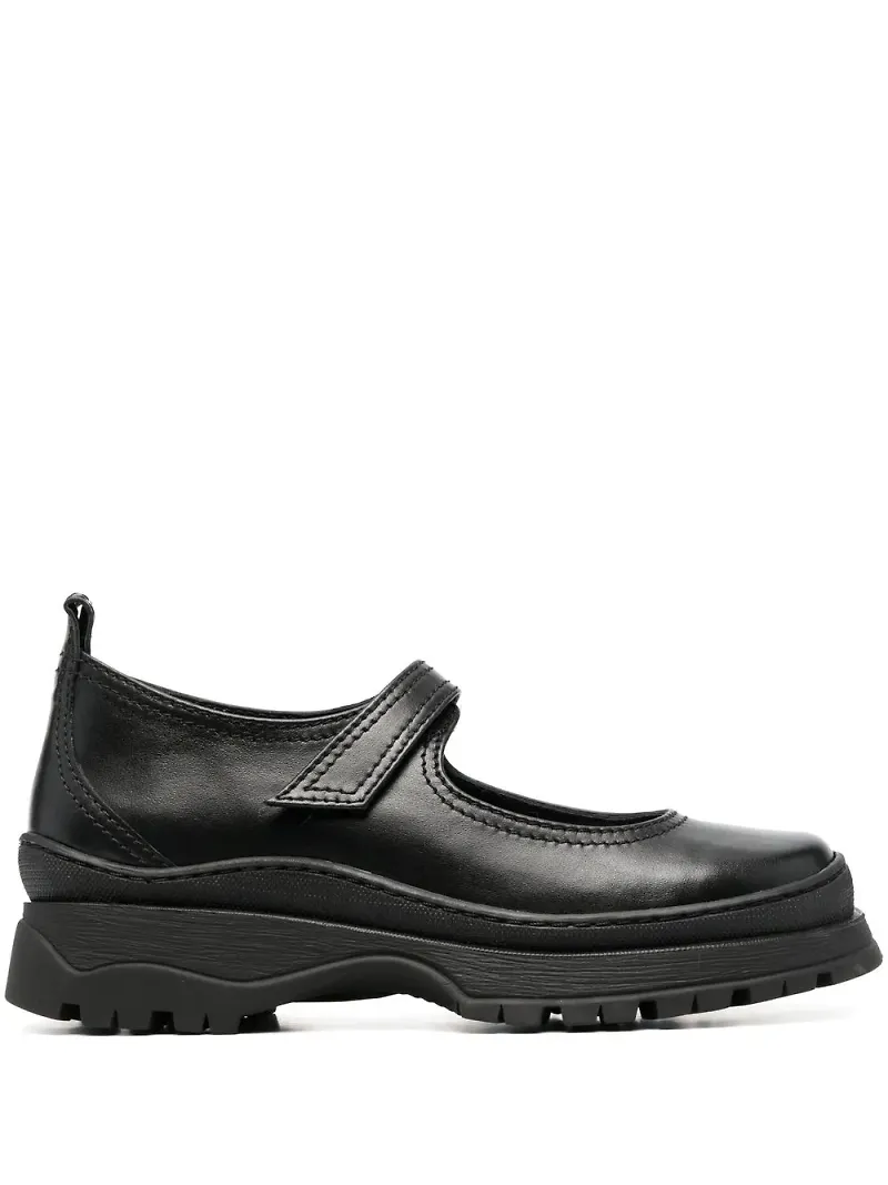 Nicole Saldaña Nadia 2.0 grova loafers - Svart
