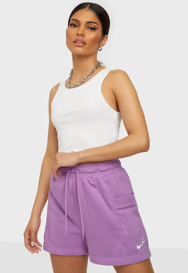 Nike - Shorts - W Nsw Air Short Flc Hr - Byxor & Shorts - Shorts