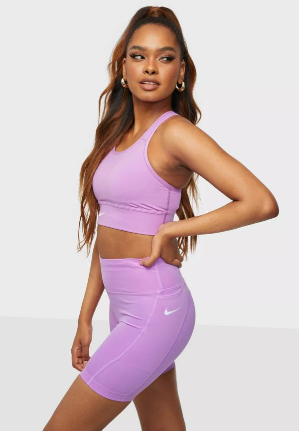 Nike - Träningstights - Fuchsia - W Nk Df Fast Shrt 7IN - Träningskläder - Training Tights