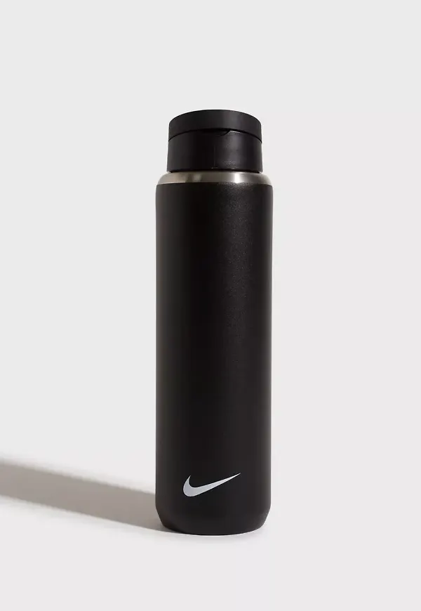 Nike - Vattenflaskor - Black/White - Nike Ss Recharge Straw Bottle 24 Oz - Träningsaccessoarer - water Bottles