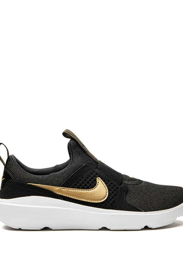 Nike AD Court låga lädersneakers - Svart