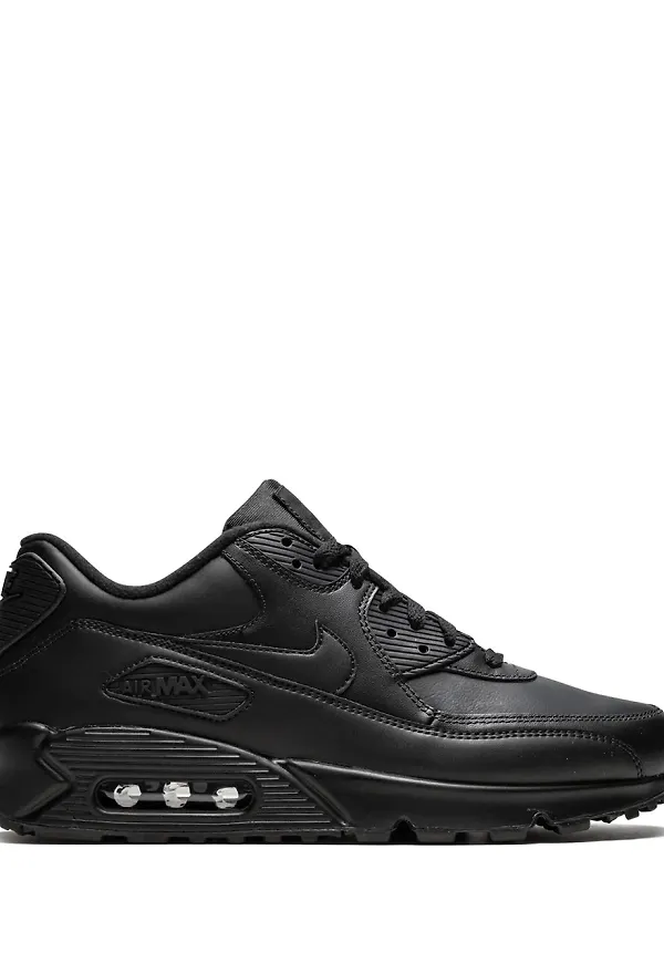Nike Air Max 90 sneakers i läder - Svart