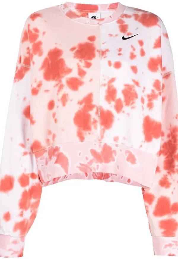 Nike batikmönstrad tröja - Rosa