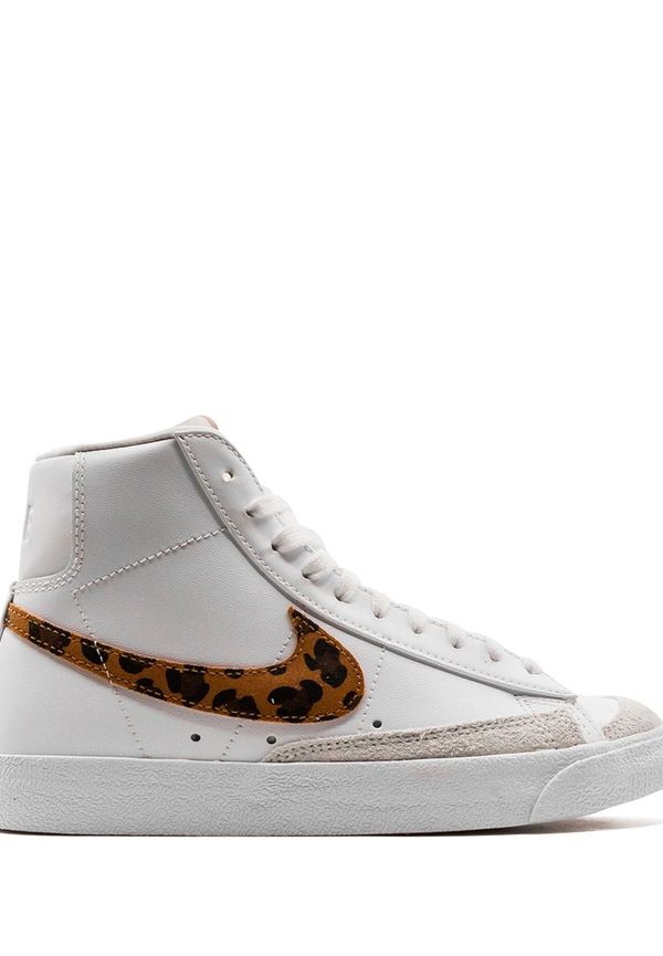 Nike Blazer 77 leopardmönstrade sneakers - Vit