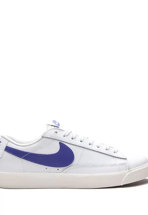 Nike Blazer låga lädersneakers - Vit