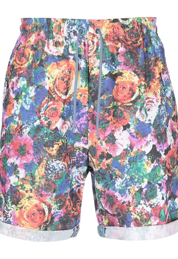 Nike blommiga shorts - Rosa