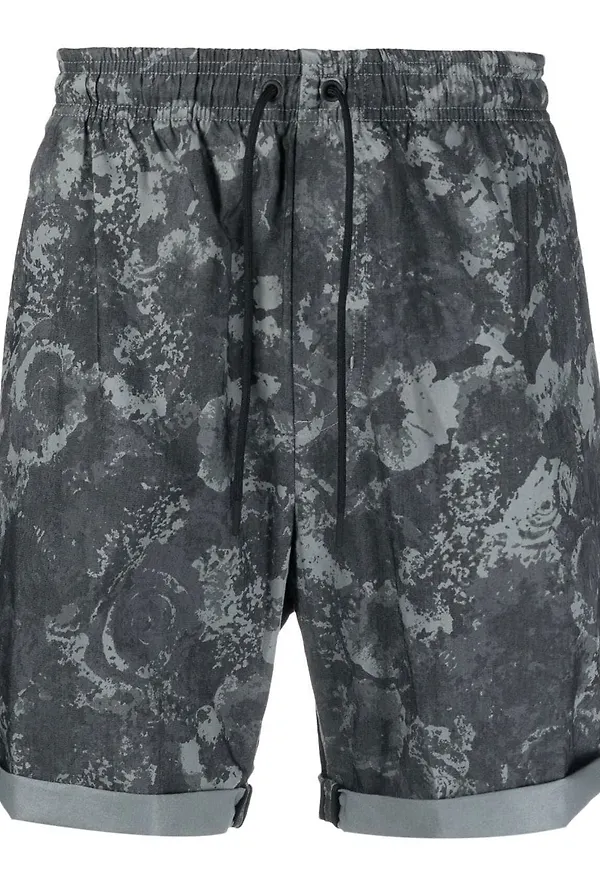 Nike blommiga shorts - Svart