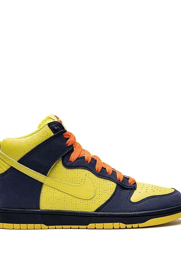 Nike Dunk höga sneakers - Gul