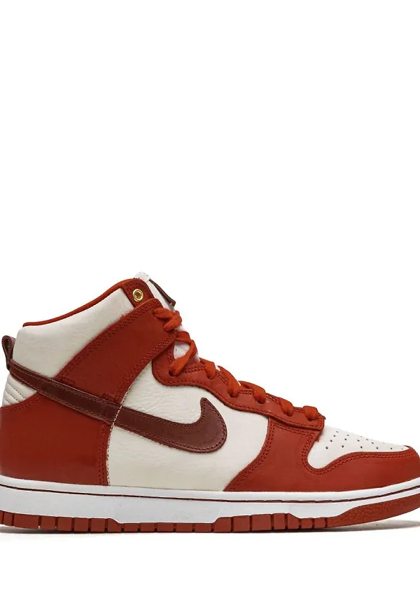 Nike Dunk höga sneakers - Röd