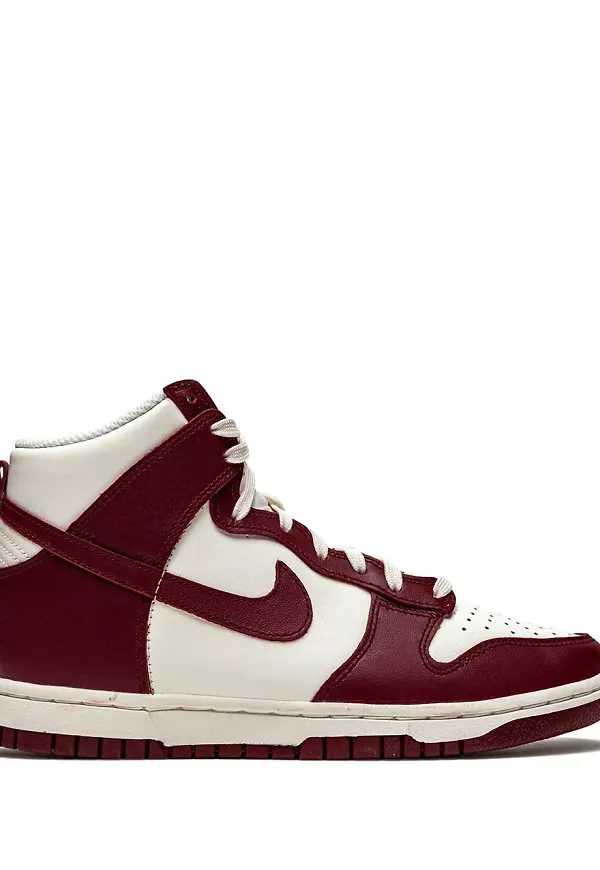Nike Dunk höga sneakers - Röd