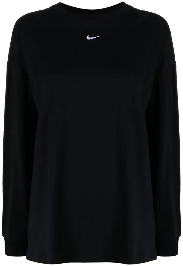 Nike Essential Swoosh t-shirt med logotyp - Svart