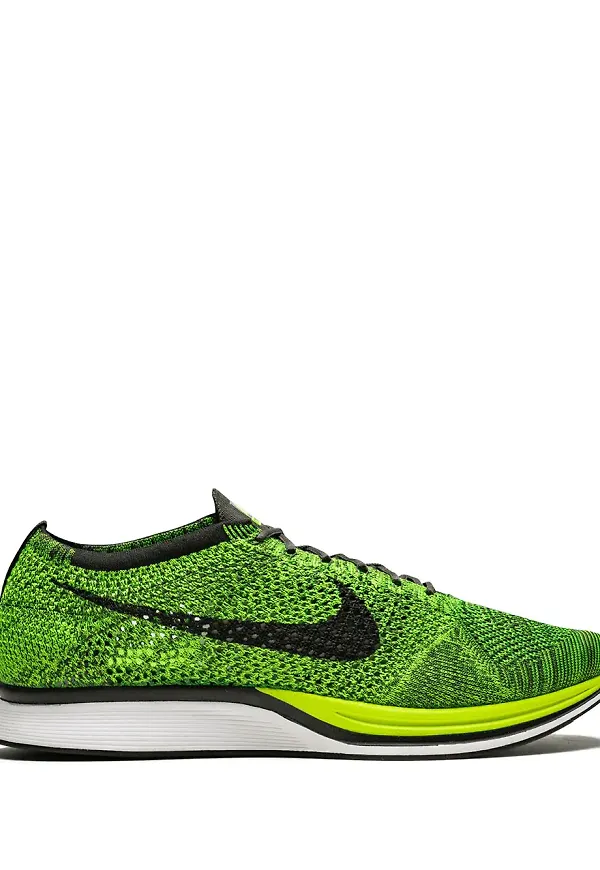 Nike Flyknit Racer sneakers - Grön