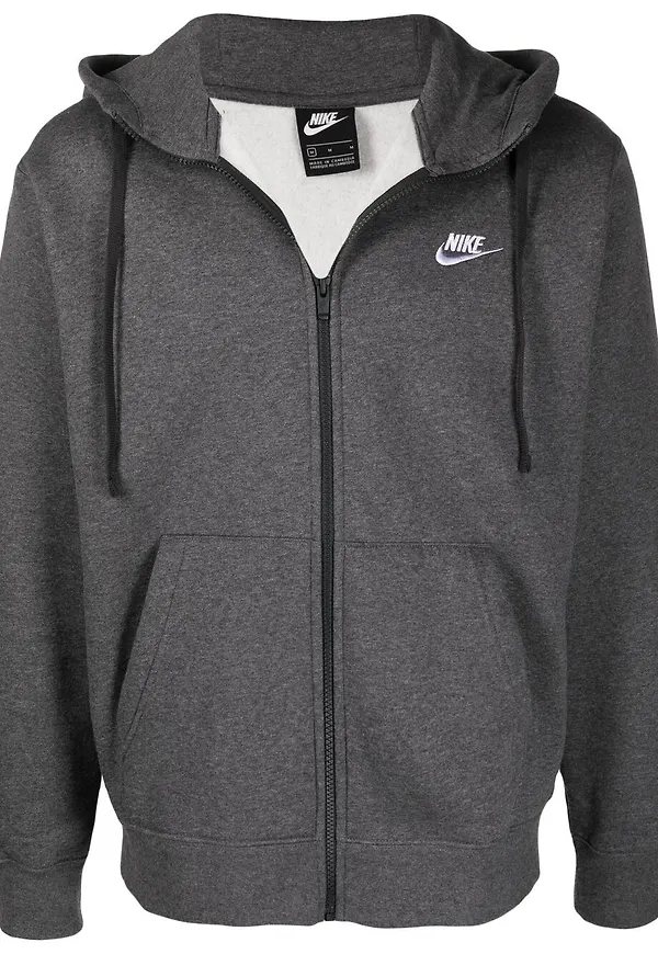 Nike hoodie med dragkedja - Grå