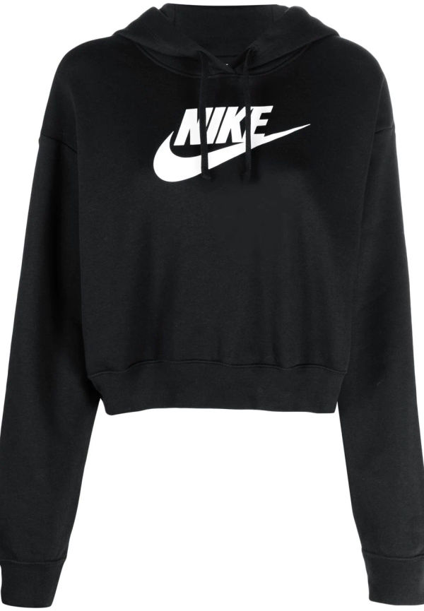 Nike hoodie med logotyp - Svart