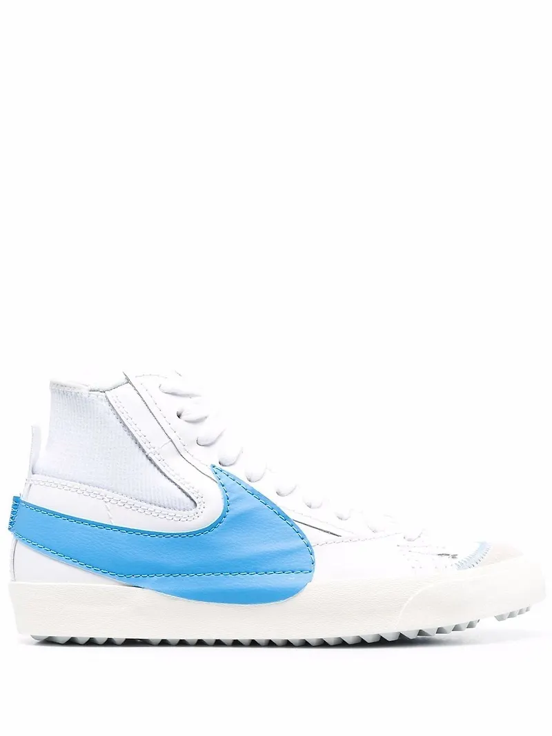 Nike höga sneakers med logotyp - Vit