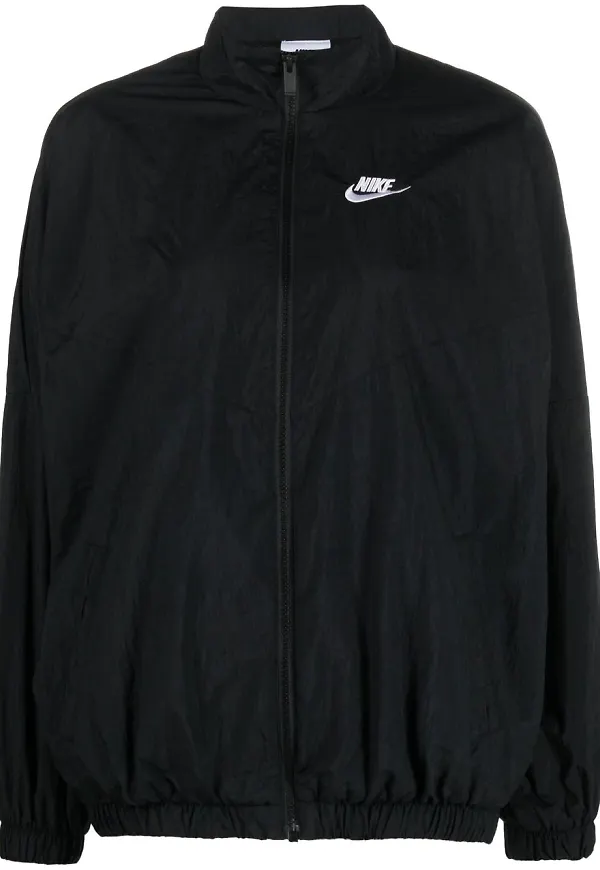 Nike jacka med broderad logotyp - Svart