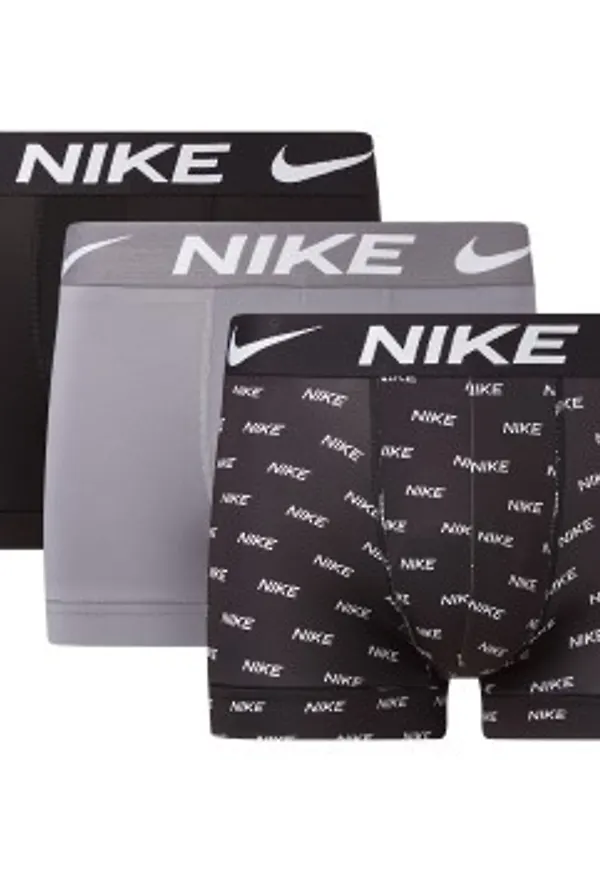 Nike Kalsonger 6P Everyday Essentials Micro Trunks Grå/Svart nylon X-Small Herr