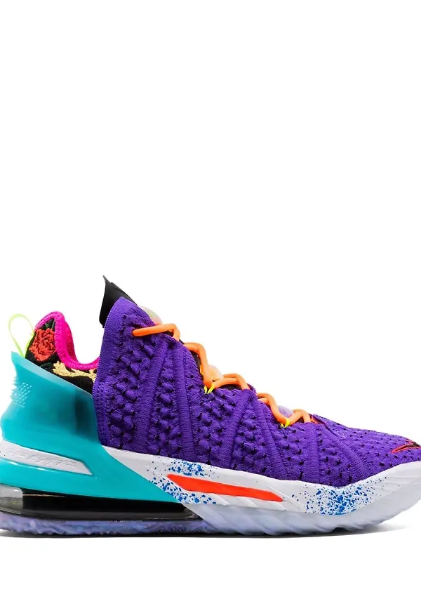 Nike Lebron 18 höga sneakers - Lila