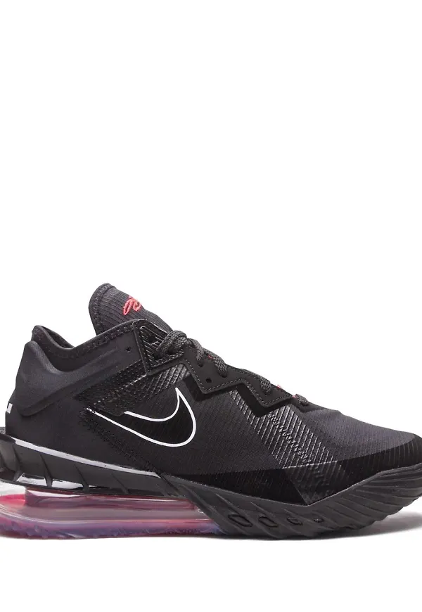 Nike LeBron 18 låga sneakers - Svart