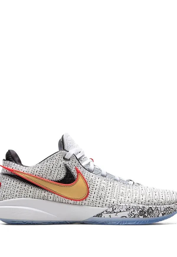 Nike Lebron 20 låga sneakers - Vit