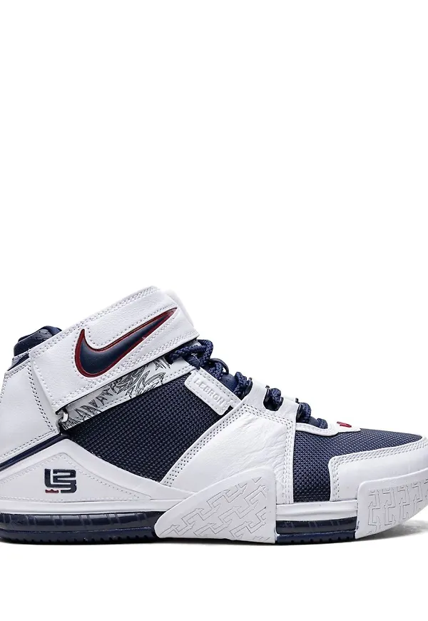 Nike LeBron Zoom 2 höga sneakers - Vit