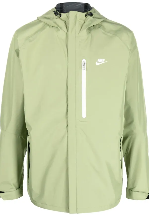 Nike Legacy vindjacka med dragkedja - Grön