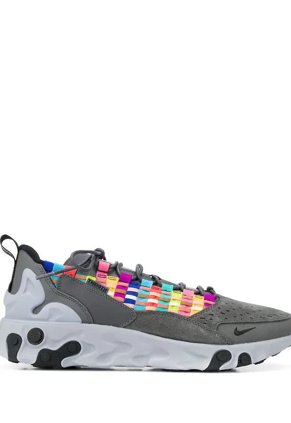 Nike låga sneakers med vävt mönster - Grå