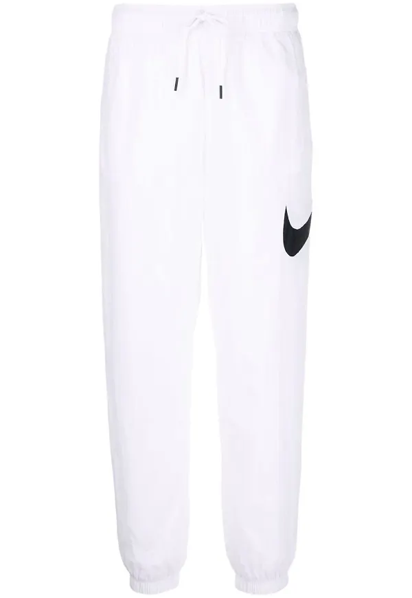 Nike mjukisbyxor med Swoosh-tryck - Vit