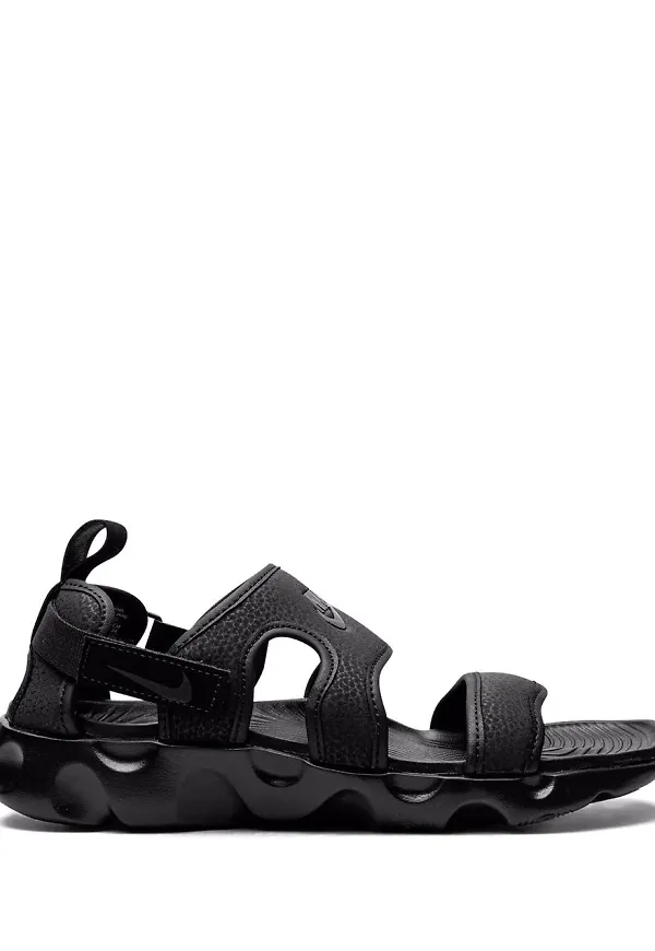 Nike Owaysis Triple Black sandaler - Svart