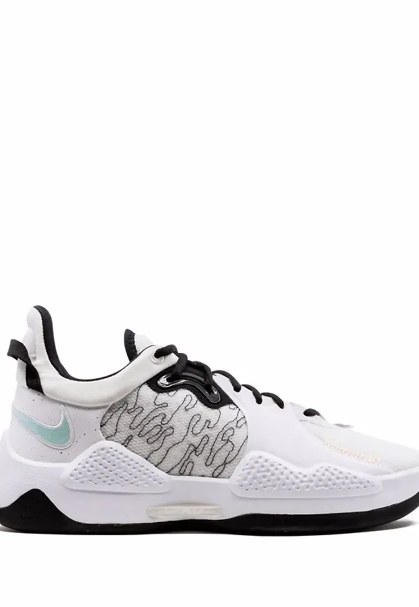 Nike PG 5 låga sneakers - Vit