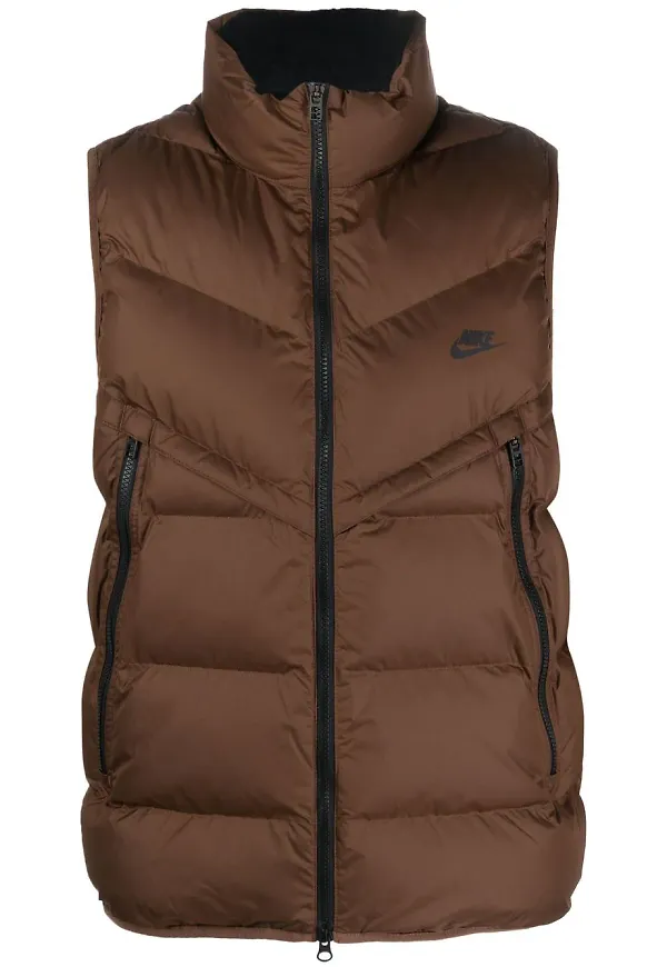 Nike quiltad väst - Brun