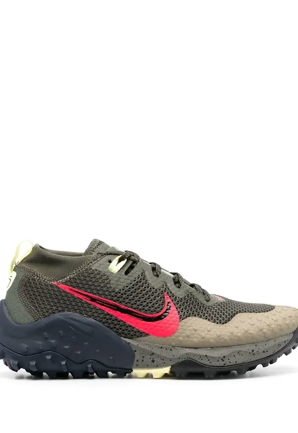 Nike sneakers med panel - Grön