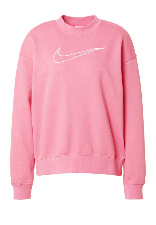 NIKE Sport sweatshirt rosa / vit