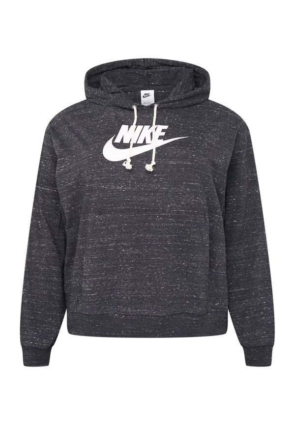 Nike Sportswear Sweatshirt svart / svartmelerad / vit