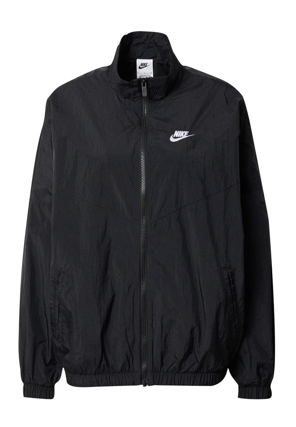 Nike Sportswear Övergångsjacka svart / vit