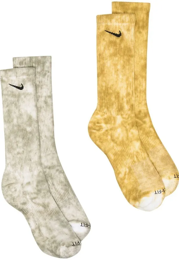 Nike strumpor med logotypdetalj - Gul