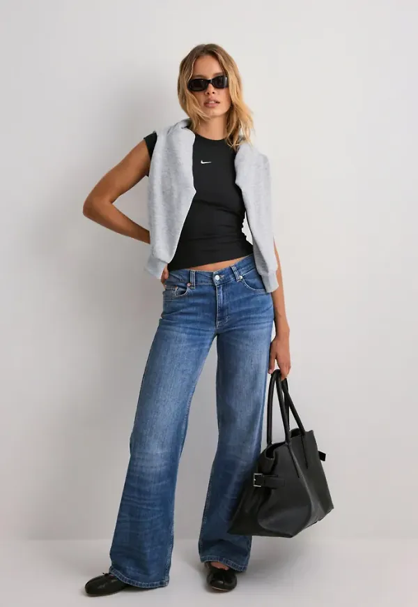 Nike - Svart - W Nsw Chill Knit Rib Ss Top