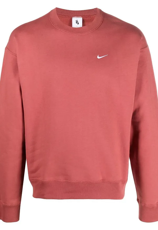 Nike sweatshirt med brodyr - Röd