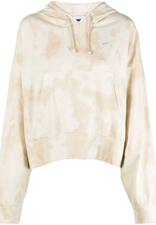 Nike Swoosh hoodie med dragsko - Neutral
