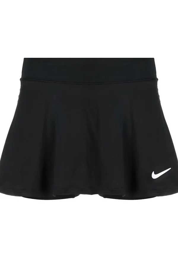 Nike Swoosh tenniskjol med tryck - Svart