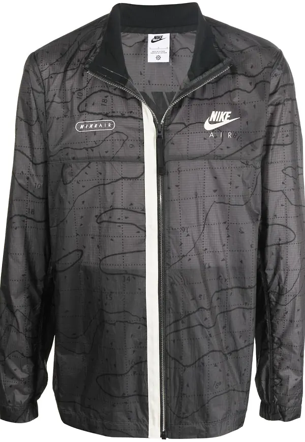 Nike Swoosh vävd lättviktsjacka - Grå