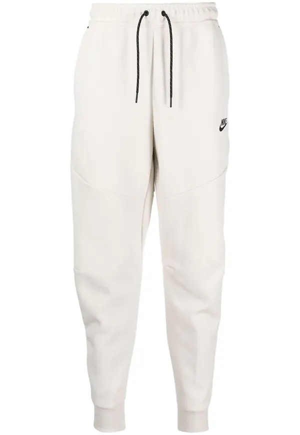 Nike Tech sweatpants i fleece - Vit
